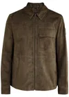 Belstaff Chaqueta De Cuero - Verde In Green