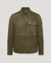Belstaff Frame Overshirt In Army Olive