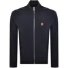 Belstaff Full Zip Sweatshirt Dark Ink In Navy