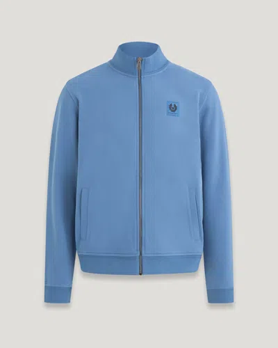 Belstaff Full Zip Sweatshirt In Moonlight Blue