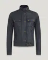 Belstaff Gangster Jacket In Dark Navy