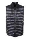 Belstaff Quilted Padded Gilet With High Collar In Black
