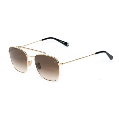 Belstaff Gold Titanium Sunglasses In Neutral
