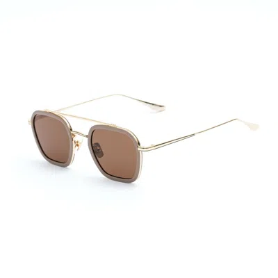 Belstaff Gold Titanium Sunglasses In Green