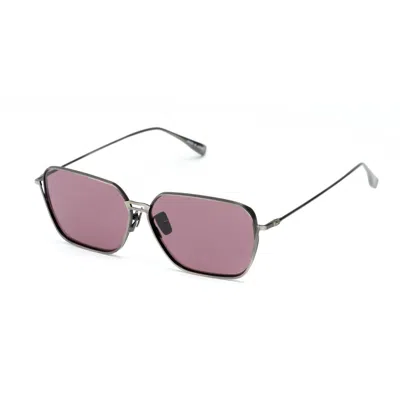 Belstaff Gray Stainless Steel Sunglasses In Purple