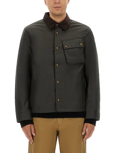BELSTAFF BELSTAFF GREEN COTTON JACKETS