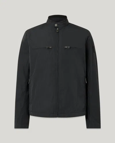 Belstaff Grid Jacket Alpha Nylon In Black