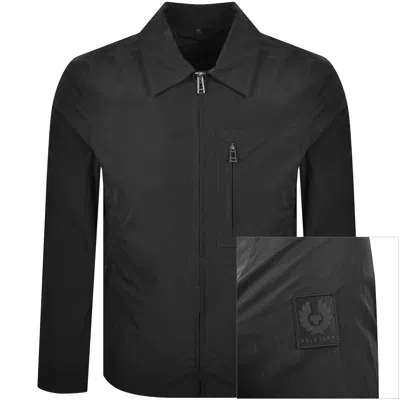 Belstaff Grid Overshirt Black
