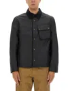 Belstaff Jacket Long Sleeve Chest Pocket In Black