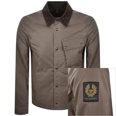 Belstaff Ground Jacket Dark Asphalt In Brown
