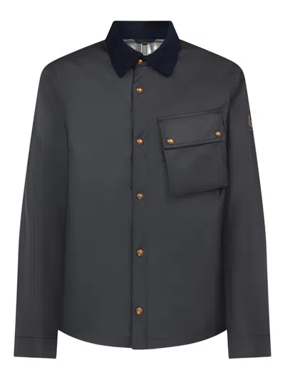 Belstaff Ground Shirt Jacket In Blue