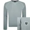 Belstaff Guide Crew Neck Jumper Blue In Blue