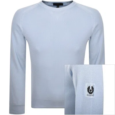 Belstaff Guide Crew Neck Jumper Sky Blue