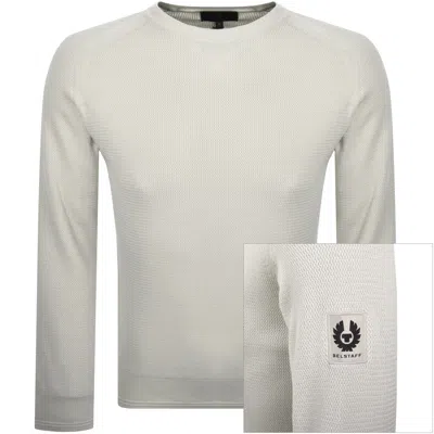 Belstaff Guide Crew Neck Jumper Stone Beige