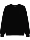 Belstaff Guide Crewneck Jumper In 黑色