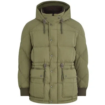 Pre-owned Belstaff Hawthorn True Olive Parka Jacket In Green