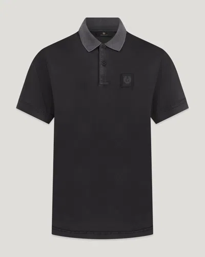 Belstaff Hockley Polo In Washed Black