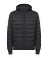 Belstaff Hooded Down Jacket In Black