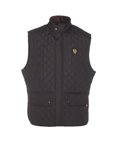 Belstaff Icon Vest In Brown