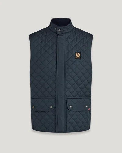 Belstaff Icon Vest In Dark Ink