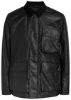Belstaff Incline Waxed Cotton Jacket In Black