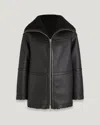 Belstaff Invar Coat In Black