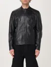 Belstaff Lambskin V Racer Jacket In Black