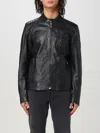 Belstaff Black V Racer Leather Jacket In Schwarz