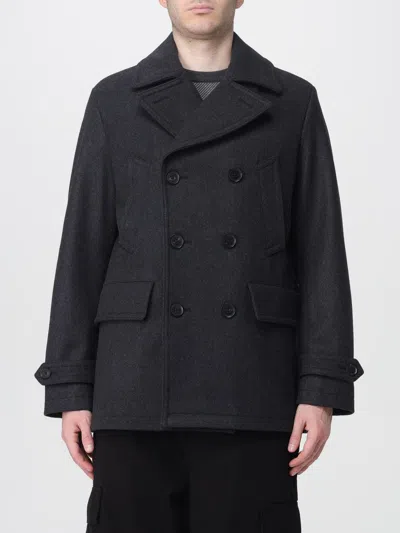 Belstaff Coat  Men Color Charcoal In Gray