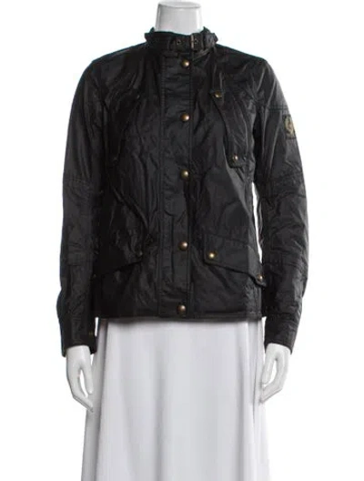 Pre-owned Belstaff Jacket In Gray