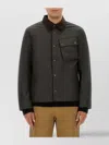 Belstaff Jacket Long Sleeve Chest Pocket In Black
