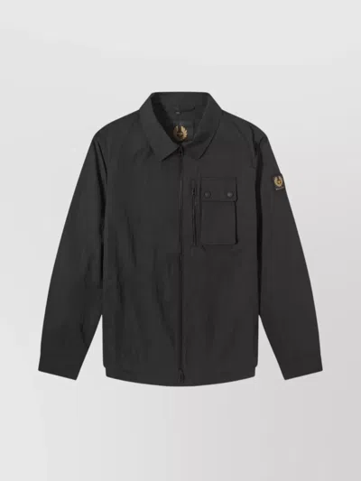 Belstaff Jackets Collared Chest Pocket In Black