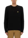 Belstaff Felpa Con Patch Logo In Multi