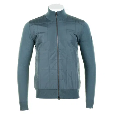 Belstaff Kelbrook Zip Cardigan Petrol In Blue