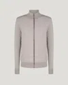 Belstaff Hybrid Zip-up Kelbrook Cardigan In Pumice