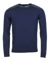 Belstaff Kerrigan Crew Neck Jumper Dark Ink In Blue