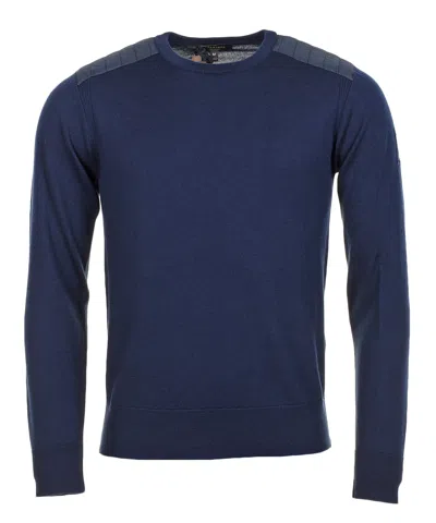 Belstaff Kerrigan Crew Neck Jumper Dark Ink In Navy