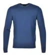 Belstaff Kerrigan Crew Neck Jumper Insignia Blue In Blue
