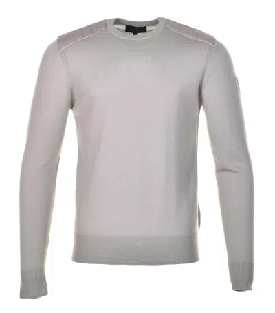 Belstaff Kerrigan Crew Neck Jumper Pumice In Grey