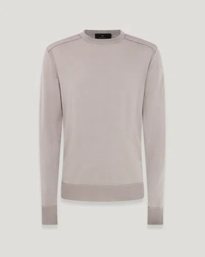 Belstaff Kerrigan Crewneck Jumper In Pumice