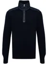 Belstaff Kilmington Quarter Jumper In Blue
