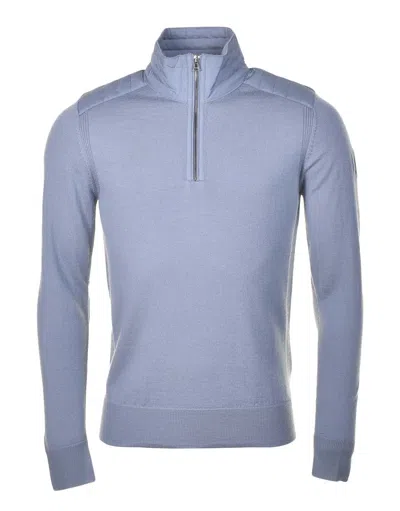 Belstaff Kilmington Quarter Zip Blue Flint