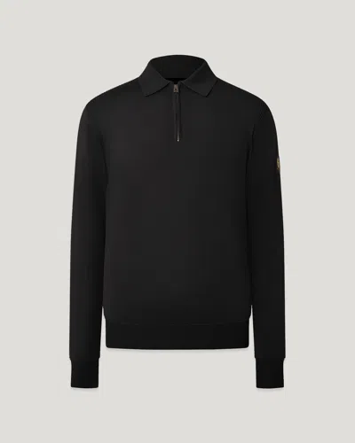 Belstaff Kyle Polo Merino Wool In Black