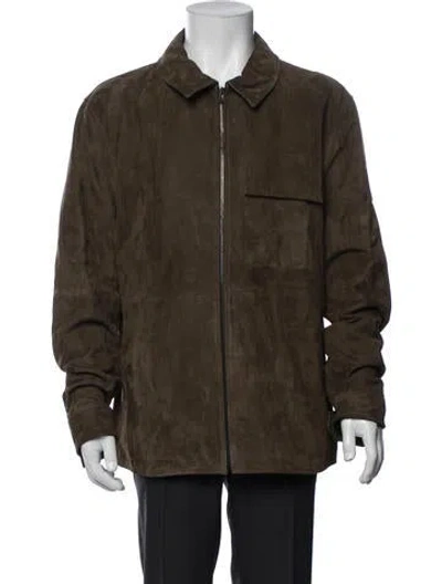 Pre-owned Belstaff Lamb Leather Jacket In Neutrals