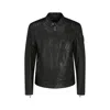 Belstaff Lambskin V Racer Jacket In Black