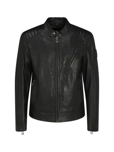 BELSTAFF LAMBSKIN V RACER JACKET