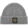 Belstaff Lambswool Watch Beanie Grey