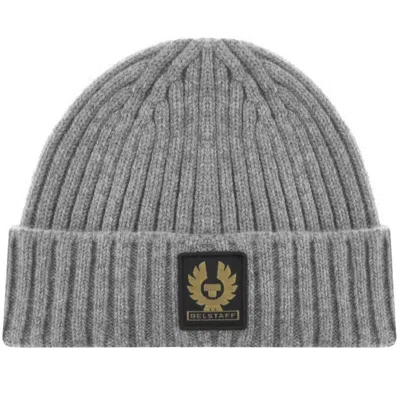 Belstaff Lambswool Watch Beanie Grey