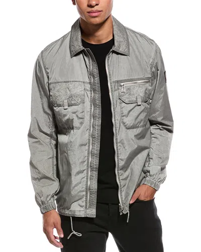 Belstaff Lander Overshirt In Gray