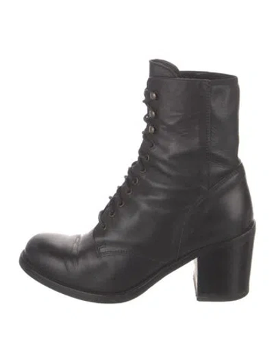 Pre-owned Belstaff Leather Boots In Black